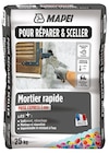 Mortier rapide sac 25kg en promo chez Brico Cash Niort à 27,50 €