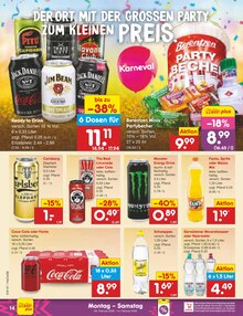 Coca Cola im Netto Marken-Discount Prospekt "Aktuelle Angebote" mit 56 Seiten (Rostock)