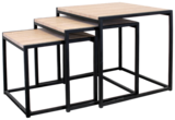 Lot de 3 tables gigogne carrées - HOME DECO FACTORY en promo chez Intermarché Montpellier à 39,99 €