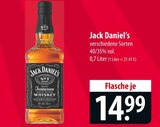 Aktuelles Tennessee Whiskey Angebot bei famila Nordost in Gifhorn ab 14,99 €