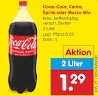 Netto Marken-Discount Schörghof - Coca-Cola, Fanta, Sprite oder Mezzo Mix Angebot im Prospekt Coca-Cola, Fanta, Sprite oder Mezzo Mix bei Netto Marken-Discount im Schörghof Prospekt für 1,29 €