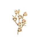 Broche en acier doré et oxydes de zirconium fleurs en promo à 23,00 € chez E.Leclerc Broche en acier doré et oxydes de zirconium fleurs dans le catalogue E.Leclerc