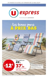 Catalogue Supermarchés U Express en cours à Mussig et alentours, "Les beaux jours à prix bas", 16 pages, 30/04/2024 - 12/05/2024