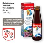 Vital Saft im Angebot bei GLOBUS in Hoyerswerda Vital Saft Angebote von Rotbäckchen bei GLOBUS Hoyerswerda für 5,99 €