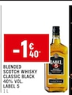 Promo Blended Scotch Whisky Classic Black 40% VOL. à  dans le catalogue Spar à La Tour-de-Salvagny