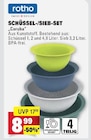Schüssel-/Sieb-Set Caruba Angebote von Rotho bei E center Freiburg für 8,99 €