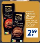 Schokolade Mousse au Chocolat von Moser Roth im aktuellen ALDI SÜD Prospekt für 2,59 €