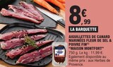 Aiguillettes de canard marinées fleur de sel & poivre fin - Maison Montfort en promo chez E.Leclerc Aiguillettes de canard marinées fleur de sel & poivre fin - Maison Montfort dans le catalogue E.Leclerc