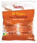 16 Pains au Chocolat Format Familial - Netto dans le catalogue Netto