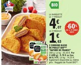 2 Cordons Bleus de Poulet Bio - NATURE DE FRANCE dans le catalogue E.Leclerc