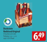 Rotblond Original im Angebot bei famila Nordost in Neumünster Rotblond Original Angebote von Duckstein bei famila Nordost Neumünster für 6,49 €