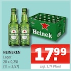 Aktuelle Heineken Angebote bei Getränke Oase in Dortmund Aktuelles Lager Angebot bei Getränke Oase in Dortmund ab 17,99 €