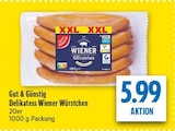 diska Auerbach - Delikatess Wiener Würstchen Angebot im Prospekt Delikatess Wiener Würstchen bei diska im Auerbach Prospekt für 5,99 €