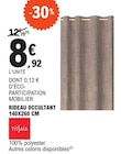 Rideau occultant 140x260 cm - TISSAIA en promo chez E.Leclerc Bourg-en-Bresse à 8,92 €