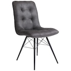 STUHL Stoffauswahl Mikrofaser Dunkelgrau von Hom`in im aktuellen XXXLutz Prospekt für 59,90 €
