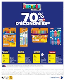 Promotion Feutre dans le prospectus Carrefour, valable du 01/07/2025 au 21/07/2025 Promo Feutre dans le catalogue Carrefour du moment à la page 2