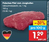 Aktuelles Falsches Filet vom Jungbullen Angebot bei Netto Marken-Discount in Hamburg ab 1,29 €