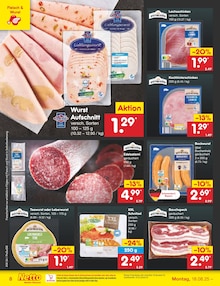 Wurst im aktuellen Netto Marken-Discount Prospekt (Regensburg) Wurst im Netto Marken-Discount Prospekt "Aktuelle Angebote" mit 65 Seiten (Regensburg)