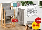 Frottier-Handtücher-Set im Penny Prospekt Frottier-Handtücher-Set von HOME IDEAS Living im aktuellen Penny Prospekt für 10,99 €