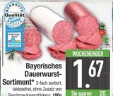 Dauerwurst-Sortiment von Bayerisches im aktuellen EDEKA Prospekt für 1,67 €