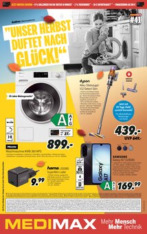 MEDIMAX Prospekt der KW 40 ""UNSER HERBST DUFTET NACH GLÜCK!"" Aktueller MEDIMAX Prospekt ""UNSER HERBST DUFTET NACH GLÜCK!"" Seite 1 von 11 Seiten