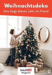 Aktueller kaufDA Magazin Prospekt mit Weihnachtsbaum, "Weihnachtsdeko", Seite 1
