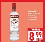 Vodka von Smirnoff für 8,99 € bei EDEKA im Angebot Vodka von Smirnoff im aktuellen EDEKA Prospekt
