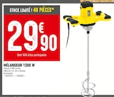 Batkor Roissy Aeroport Charles de Gaulle - Promo Mélangeur 1200 W Promo Mélangeur 1200 W à 29,90 € dans le catalogue Batkor à Roissy Aeroport Charles de Gaulle