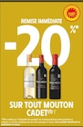 Promo -20% remise immédiate sur tout MOUTON CADET à  dans le catalogue Intermarché Hyper à Agde