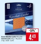Räucher-Lachs im Angebot bei Marktkauf in Friedrichshafen Räucher-Lachs Angebote von Krone Fisch bei Marktkauf Friedrichshafen für 4,49 €