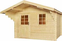 Blockbohlenhaus 'Stockholm' bei BAUHAUS in Cottbus Blockbohlenhaus 'Stockholm' im Angebot bei BAUHAUS Cottbus für 1.098,00 €