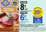 Magret de canard du Périgord IGP - Nos Régions Ont Du Talent - E.Leclerc à Limoges Magret de canard du Périgord IGP - Nos Régions Ont Du Talent en promo chez E.Leclerc Limoges à 6,94 €