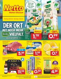 Netto Marken-Discount Prospekt für Asperg: "Aktuelle Angebote", 54 Seiten, 08.04.2024 - 13.04.2024