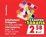 Schleifenband Strängchen für 1,29 € bei Mäc-Geiz im Angebot Schleifenband Strängchen im aktuellen Mäc-Geiz Prospekt