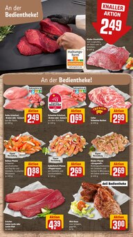 Fleisch im aktuellen REWE Prospekt (Mainz) Fleisch im REWE Prospekt "Dein Markt" mit 18 Seiten (Mainz)