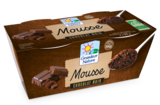 Mousse au chocolat x 2 - 60 g - GRANDEUR NATURE en promo chez NaturéO Bagneux à 2,49 €