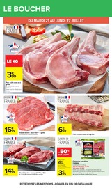 Promos Viande dans le catalogue "Carrefour" de Carrefour Viande en promo dans le catalogue Carrefour à la page 22