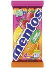Bonbons tendres dragéifiés - MENTOS en promo à 3,30 € chez Supermarchés Match Bonbons tendres dragéifiés - MENTOS dans le catalogue Supermarchés Match