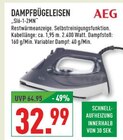 DAMPFBÜGELEISEN im Angebot bei Marktkauf in Münster DAMPFBÜGELEISEN Angebote von AEG bei Marktkauf Münster für 32,99 €