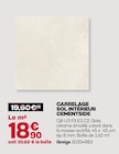 Carrelage sol intérieur Cementside en promo chez Gedimat Carrelage sol intérieur Cementside dans le catalogue Gedimat