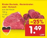 Rinder-Roulade bei Netto Marken-Discount im Berg Prospekt für 1,49 €