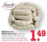 Aktuelles Weißwurst Münchner Art Angebot bei E center in Ludwigshafen (Rhein) ab 1,49 €