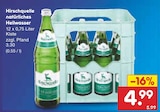 Aktuelle Mineralwasser Angebote bei Netto Marken-Discount in Nürnberg Aktuelles natürliches Heilwasser Angebot bei Netto Marken-Discount in Nürnberg ab 4,99 €