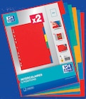 Lot Intercalaire A4 2x6 Positions - OXFORD en promo chez Intermarché Super Lot Intercalaire A4 2x6 Positions - OXFORD dans le catalogue Intermarché Super