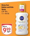 Babies und Kids Spray im Angebot bei GLOBUS in Pirmasens Babies und Kids Spray Angebote von Nivea Sun bei GLOBUS Pirmasens für 9,99 €
