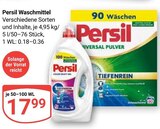 Waschmittel im Angebot bei GLOBUS in Pirmasens Waschmittel Angebote von Persil bei GLOBUS Pirmasens für 17,99 €