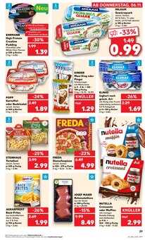 Nutella im Kaufland Prospekt "Aktuelle Angebote" mit 64 Seiten (Germering)