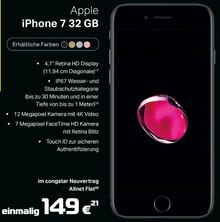 iPhone 7 32 GB bei A-Team Mobilfunk-Concept GmbH in Bergisch Gladbach iPhone 7 32 GB im Angebot bei A-Team Mobilfunk-Concept GmbH Bergisch Gladbach für 149,00 €