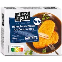 Hähnchenschnitte Art Cordon Bleu