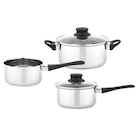 Set inox 5 pièces à Carrefour Market dans Esbly
